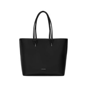 Women's Jada Solid Tote Bag With Laptop Compartment | Tote Bags for Women For Office Use, Work | Ladies Shoulder Purse