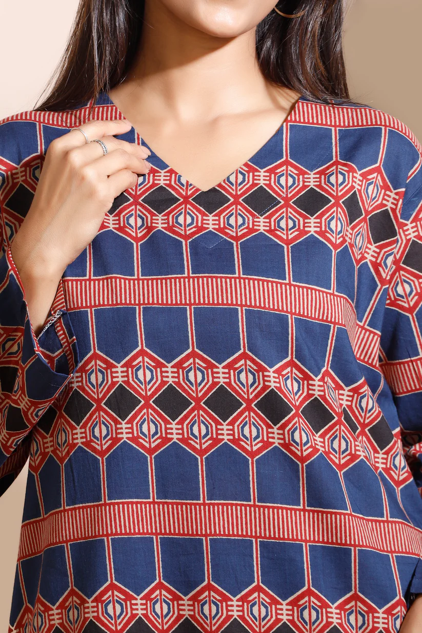 Geometric Cotton Co‑ord Set - Image 4