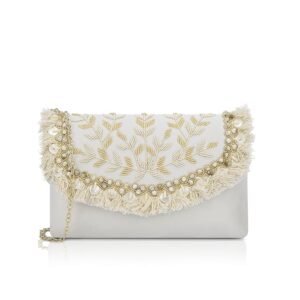 Lavie Signature Women's Irvine Embroidered Envelop Clutch | Ladies purse |Gift For Women