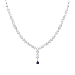 GIVA 925 Silver Square Opulence Necklace| Gifts for Girlfriend,Pendant to Gift Women & Girls | With Certificate of Authenticity and 925 Stamp | 6 Months Warranty*