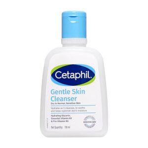 Cetaphil Paraben, Sulphate-Free Gentle Skin Hydrating Face Wash Cleanser with Niacinamide, Vitamin B5 for Dry to Normal, Sensitive Skin - 118 ml