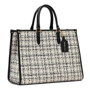 Womens Denice Large Sized Tote Bag With Adjustable & Detachable Sling Strap And Top Handles | Fits Upto 14" Laptop | Tote Bags for Women For Office Use, Work